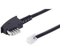 1aTTack.de 1 x 3,0 m - TAE-N maschio su RJ12 Western 6/6 cavo fax, cavo telefonico a 6 fili per modem e fax