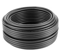 1aTTack.de 1 x 50m - Cavo solare nero 6mm² H1Z2Z2-K per impianti fotovoltaici, senza alogeni, resistente ai raggi UV, rame stagnato, isolamento XLPO, ideale per installazioni fotovoltaiche