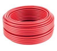 1aTTack.de 1 x 50m - Cavo solare rosso 4mm² H1Z2Z2-K per impianti fotovoltaici, senza alogeni, resistente ai raggi UV, rame stagnato, isolamento XLPO, ideale per installazioni fotovoltaiche