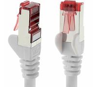 1aTTack.de 10 m - 1 pezzo - Cavo LAN Ethernet Cat6 RJ45 - Bianco - Cavo di rete ad alta velocità per streaming, giochi, TV e computer - Stabile e durevole - Perfetto per reti domestiche e in ufficio