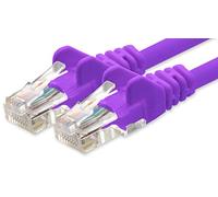1aTTack.de 1m Cavo di Rete viola - 1x - Cat.6 Ethernet Gigabit Lan RJ45 10 100 1000 Mbit s - Cavo Patch UTP compatibile con Cat.5 Cat.5e Cat.7 Cat.8 - viola - 1x - 1m