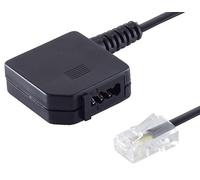 1aTTack.de 1x 0,2 m - Cavo adattatore telefonico da spina Western 8/4 a presa TAE U Spine crimpate Contatti nichelati e placcati in oro