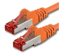 1aTTack.de 1x 10 m - Cavo di rete Cat 6 cavo patch Cat6 RJ45 SFTP - arancione