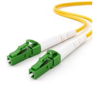 1aTTack.de 1x 1m OS2 LWL SX SIMPLEX cavo patch G.652.D LC/APC - LC/APC SM MONOMODALE - 9/125 µm LSZH giallo