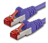 1aTTack.de 1x 2 m - Cavo patch di rete Cat 6 Cat6 RJ45 SFTP - viola