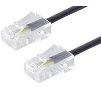 1aTTack.de 1x 20m - Cavo telefonico 8/4 RJ45 (8P4C) spina Western a 8/4 RJ45 (8P4C) piatto per telefoni, sistemi telefonici, router, modem