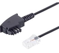 1aTTack.de 1x 20m - Cavo telefonico da spina TAE-F a spina Western 6/4 per telefoni Siemens