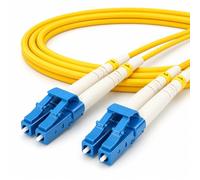 1aTTack.de 1x 2m OS1 / OS2 cavo patch in fibra ottica DX DUPLEX LC/UPC - LC/UPC SM MONOMODALE - 9/125 µm LSZH giallo