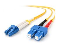 1aTTack.de 1x 2m OS1 / OS2 LWL DX Cavo patch DUPLEX LC/UPC - SC/UPC SM MONOMODALE - 9/125 µm LSZH giallo