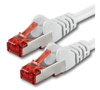 1aTTack.de 1x 3 metri - Cavo patch di rete Cat 6 Cat6 RJ45 SFTP - bianco