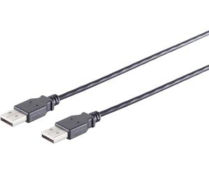 1aTTack.de 1x cavo di collegamento USB-A, 2.0, nero, 3 m - Con questo cavo USB standard puoi collegare, ad esempio, un disco rigido esterno al tuo PC.
