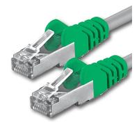 1aTTack.de 2m - Crossover CAT.5 CAT5 Câble réseau Ethernet cable Internet DSL Kabel Patchkabel CAT 5