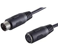 1aTTack.de 3 x 5,0 m DIN prolunga a 5 poli, presa audio di alta qualità, connettori placcati in nichel, perfetti per strumenti musicali HiFi Studio Equipment