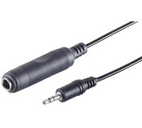 1aTTack.de 5 x 0,2 m, connettore jack da 3,5 mm su presa jack da 6,3 mm, cavo adattatore audio dal design robusto, perfetto per cuffie HiFi Studio Equipment