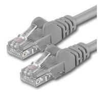 1aTTack.de 7684048 1x 20m Gray Cavo di rete Cat6 Cat 6 Ethernet LAN 1000 Mbit/s RJ45