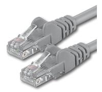 1aTTack.de 7684298 1x 7,5m Gray Cavo di rete Cat6 Cat 6 Ethernet LAN 1000 Mbit/s RJ45