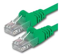 1aTTack.de 7684458 1x 10m Green Cavo di rete Cat6 Cat 6 Ethernet LAN 1000 Mbit/s RJ45