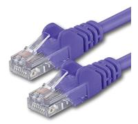 1aTTack.de 7952608 1x 0,5m Violet Cavo di rete Cat6 Cat 6 Ethernet LAN 1000 Mbit/s RJ45