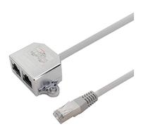 1aTTack.de Adattatore adattatore per cavo patch Cat5e Cat5 telefono - telefono 0 1 m 1 pezzo