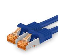 1aTTack.de Cat.7 Cavo di Rete 1,5m - Blu - 1 Pezzo - Ethernet LAN Cat7 Cat 7 SFTP Spina RJ45 Cat6a 10 Gbit s Compatibile con Cat5 Cat6 Cat6a Cat8 per Switch Router Modem Patchpanel