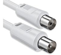 1aTTack cavo per antenna satellitare Cavo coassiale cavo coassiale connettore coassiale F da maschio a femmina, a doppia, tripla o quadrupla schermatura, 75 db/85 db/100 db/110 db/120 db/125 db