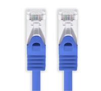 1aTTack.de® Cavo ethernet Gigabit categoria 7 con plug RJ45 categoria 6a (doppia schermatura), 500 MHz Blu / 1 pz 15 m