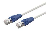 1aTTack.de Cavo patch CAT 6a easy pull bianco - 1 pezzo - 0,25 m