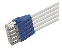 1aTTack.de Cavo patch CAT 6a easy pull bianco - 5 pezzi - 1m