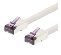 1aTTack.de - Cavo patch CAT6a Superflex Ethernet Gigabit LAN RJ45 CAT6 A 10000 Mbit s SFTP PIMF 500 MHz compatibile con CAT6 CAT5 - bianco - 1 pezzo