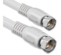 1aTTack cavo per antenna satellitare Cavo coassiale F cavo coassiale F connettore coassiale F SAT blanco F-F 85db 1,5 m