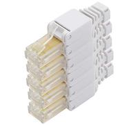 1aTTack.de Connettore Cat.6 senza attrezzi Assemblaggio sul campo per conduttori interni flessibili e rigidi AWG 23-26 Cavo di rete Cavo di installazione 5 pezzi