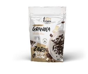 1attimoinforma Granola Zero added sugar; Gusto cioccolato con scaglie