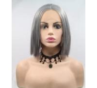 1b#Black Curly Front Side Part Short Natural Black Front Loose Ondulato Naturale Linea dei capelli naturale resistente al calore sintetico pieno morbido per le donne Drag 35,6 cm