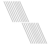 1Barre tonde in acciaio inossidabile, Barra tonda in acciaio inossidabile 304 20 pezzi diametro 1-1,5 mm lunghezza 50 cm argento(Diameter 1.5mm)