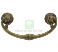 1BLISTER BLISTER MANIGLIA ANTICATA 03027 MM.82X40 OTTONE ANTICO: