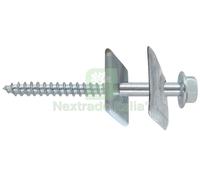 1BLISTER BS TIRAFONDI ZINCATI COMPLETI DI RONDELLE 6X100 (PZ.20):
