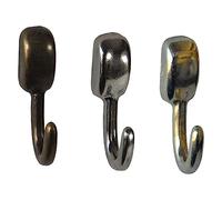 1BLISTER GANCIO PER QUADRI 'LUNGO' mm 30 - pz. 2 nichelato