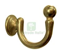 1BLISTER GANCIO PER TENDA 'MILANO' MM. 40 ORO PZ. 2: