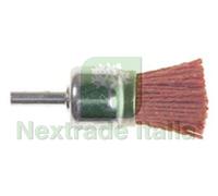 1BLISTER SPAZZOLE A PENNELLO IN NYLON ABRASIVO ARANCIO Ø MM.25 CODOLO MM.6 GRAN: