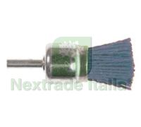 1BLISTER SPAZZOLE A PENNELLO IN NYLON ABRASIVO BLU Ø MM.25 CODOLO MM.6 GRANA 15: