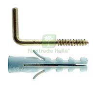 1BLISTER TASSELLO NYLON 'CONDOR' C4 GL 4 X 20 GANCIO 2,5 X 32 PZ 20: