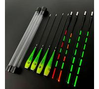 1bo Bocca da pesca notturna, Bavaglio da caccia luminoso, Zampa di salvataggio a forma di , Indicatore luminoso per morso da morso di pesca notturno, IPX7 impermeabile ZA06 (4,0 g) 1 pz + 2 batterie,Z