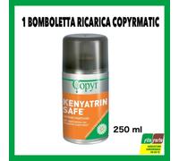 1BOMBOLETTA INSETTICIDA PIRETRO KENYATRIN SAFE RICARICA COPYRMATIC MOSCA ZANZARE