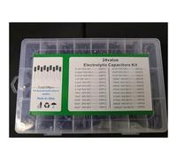 1Box 500pcs Aluminum Electrolytic Capacitor Kit 50V 25V 16V 10V 10/22/33/47/100/220/330/470/680/1000/0.1/0.22/0.47/2.2/3.3/4.7UF RRBXXUYN