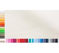 1buy3 Tessuto a Costine XXL al Metro | Doppio: 75cm | Semplice: 150cm|Colore: 02 Bianco Crema | Lunghezza 0,75m |96% Cotone 4% Elastane | Oltre 50 Colori tra Cui Scegliere | Jersey