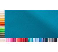 1buy3 Tessuto a Costine XXL al Metro | Doppio: Larghezza 75cm | Semplice: Larghezza 150cm|Colore: 33 Petrolio | Lunghezza 1m |96% Cotone 4% Elastane | Oltre 50 Colori tra Cui Scegliere | Jersey