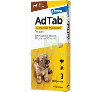 1CF ANTIPARASSITARIO ADTAB CANI ELANCO KG 1,3 2,5 CF=PZ 3: