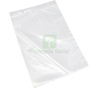 1CF BUSTA NEUTRA A STRAPPO PEBD + SOFFIETTO CM 12+8X45 CF=KG 10: