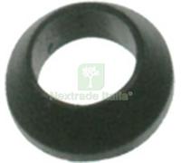 1CF GUARNIZIONE CONICA X CANOTTO GOMMA NERA MM 32 1"1 4 CF=PZ 100: