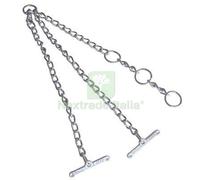 1CF LEGAME PRUSSIANO 3 CAPI ACCIAIO ZINCATO N° 25 MM 7 CF=PZ 6: